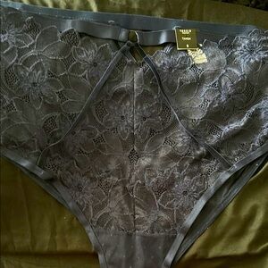 Navy Blue Lace Women's Panties